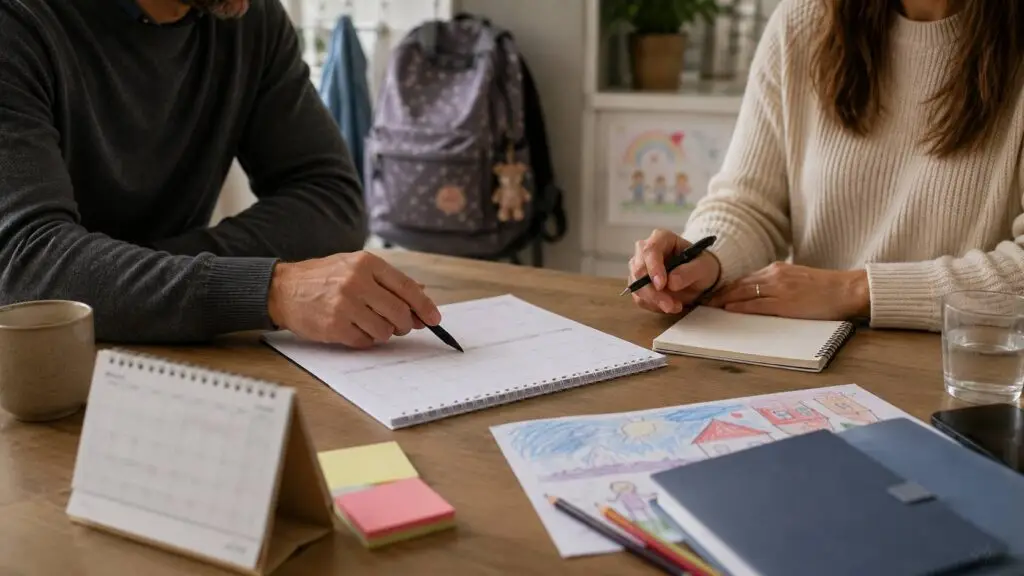 Ouderschapsplan met afspraken over gezagsverhoudingen co-ouderschap
